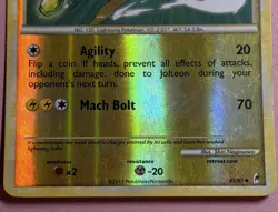 Jolteon 45/95 Call of Legends Reverse Holo Pokemon TCG Card 2011 - MP - Image 3