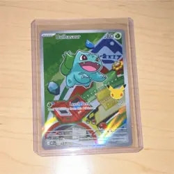 Pokemon Bulbasaur Promo Holo Full Art Mega Evolution Card 80 HP #002/SV-P - Image 1