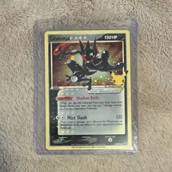 Pokemon Greninja Swirl Promo Holo Sword & Shield 130HP Basic 2021 Card - Image 1