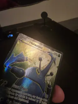 Pokemon TCG Heracross EX Full Art Holo Card 105/111 XY-Furious Fists LP/WP - Image 2