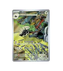 Pokemon Twilight Masquerade LAIRON 184/167 Illustration Rare Card MINT-NM - Image 1