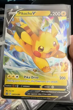 Pikachu V SWSH285 SWSH: Sword & Shield Promo Cards Holo T180 - Image 1