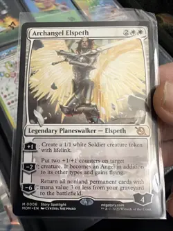 Magic: The Gathering Archangel Elspeth Card, Mom #6, NM March of Machine T42 - Image 1
