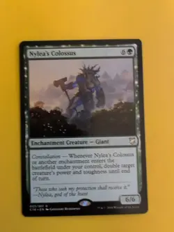 Nylea's Colossus. C18 Giant Magic the Gathering Card. - Image 1