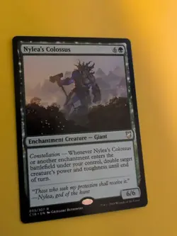 Nylea's Colossus. C18 Giant Magic the Gathering Card. - Image 3
