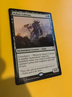 Nylea's Colossus. C18 Giant Magic the Gathering Card. - Image 4