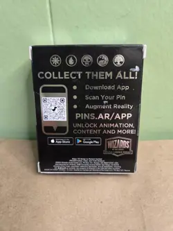 Pinfinity Magic The Gathering Limited Edition MTG Card Back Pin Rare New In Box - Image 2