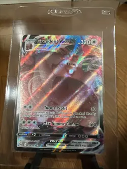 Greedent Vmax 218/264 NM Full Art Ultra Rare Pokemon Card - Image 1