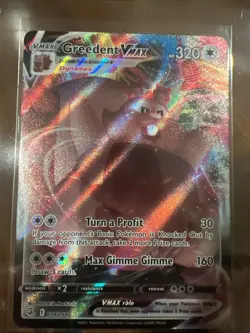 Greedent Vmax 218/264 NM Full Art Ultra Rare Pokemon Card - Image 2