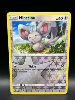 Reverse Holo Minccino 85/111 - Pokemon Crimson Invasion Card - NM - Image 1