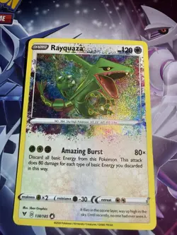 Rayquaza 138/185 Vivid Voltage Holo Pokemon TCG Card - Image 1