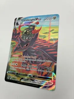 2022 Pokemon Silver Tempest Trainer Gallery Card Corviknight Vmax TG19/TG30 - Image 3