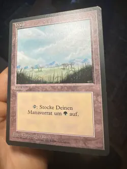 German FBB • Misprint Wald "Forest Plains" • Pack Fresh • Mtg (614) - Image 2