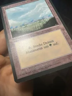 German FBB • Misprint Wald "Forest Plains" • Pack Fresh • Mtg (614) - Image 4
