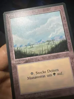 German FBB • Misprint Wald "Forest Plains" • Pack Fresh • Mtg (614) - Image 5