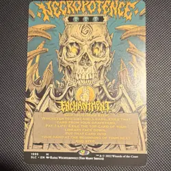 Necropotence Secret Lair Drop Mythic Enchantment Black 1995 2022 English - Image 1