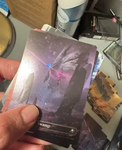 MTG Lot Of Edge Of Eternity EOE FOIL Full Art Land With Extra GALAXY FOILS - Image 3