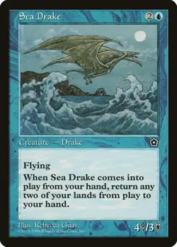 Sea Drake Portal Second Age MP MTG - Image 1