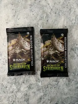Magic: The Gathering Secrets of Strixhaven Collector Booster Pack Lot 2 Sealed - Image 1