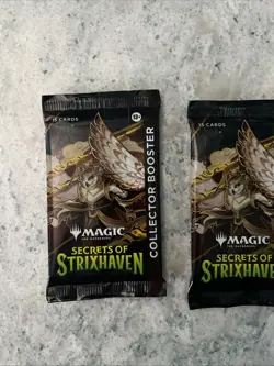 Magic: The Gathering Secrets of Strixhaven Collector Booster Pack Lot 2 Sealed - Image 2