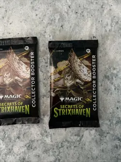Magic: The Gathering Secrets of Strixhaven Collector Booster Pack Lot 2 Sealed - Image 3
