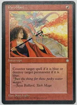 MTG Pyroblast Ice Age Regular - Image 1