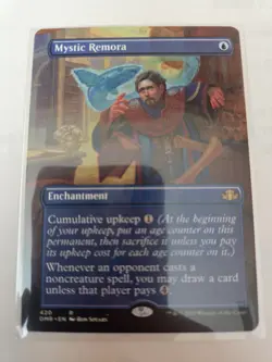 MTG, Mystic Remora (Borderless) Dominaria Remastered Regular NM - Image 1