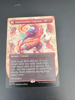 Improvisation Capstone (Borderless) Secrets of Strixhaven Regular - Image 1