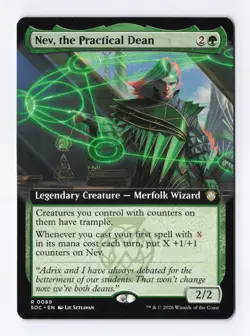 Nev, the Practical Dean (Extended Art) 89 MTG Commander: Secrets of Strixhaven - Image 1