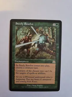 Magic the Gathering MTG Steely Resolve Onslaught Regular NM - Image 1