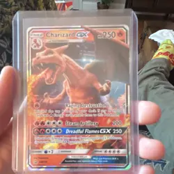 Pokemon TCG Charizard GX SM195 Full Art Promo Holo Stage 2 Dragon 250 HP - Image 1