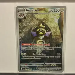Pokemon Company Aegislash 210/182 Paradox Rift Illus Rare Holo Eng Takumi - Image 1