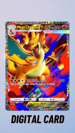 Mega Charizard Y EX Crimson Blaze Pokemon TCG Pocket 2 Star ⭐⭐English - Image 1