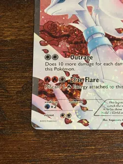 Pokemon Reshiram Full Art Ultra Rare Holo RC22/RC25 Legendary Treasures - Image 5