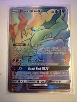 Pokemon TCG Darkrai GX (Secret) 158/147 Sm-Burning Shadows Holo 2017 158/147 - Image 1