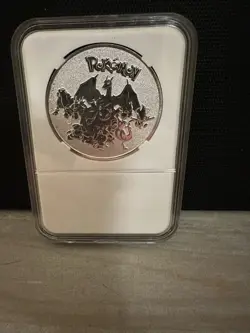 Pokemon Silver Embossed Metal Commemorative Coin Mewtwo - Image 2