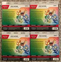 Pokemon TCG First Partner Illustration Collection Series 1 New Sealed lot of 4 - Image 2