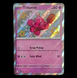 Tinkatink 165/091 Paldean Fates 2024 Pokemon - Image 1