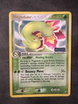 Pokemon TCG Meganium Unseen Forces 9/115 Holo Rare Ruby Sapphire - Image 1