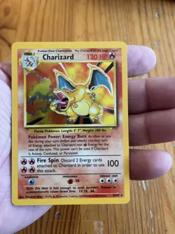 Charizard 4/102 Base Set Holo Rare Pokemon TCG Wizards 1999 English LP+ - Image 1