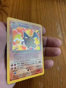 Charizard 4/102 Base Set Holo Rare Pokemon TCG Wizards 1999 English LP+ - Image 2