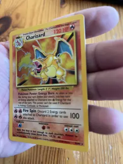 Charizard 4/102 Base Set Holo Rare Pokemon TCG Wizards 1999 English LP+ - Image 3