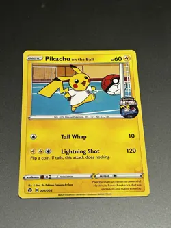 Pikachu On The Ball Pokemon 2020 Futsal Promo UK Exclusive 001/005 - Image 3