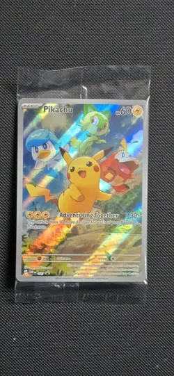 Pokemon Pikachu TCG Paldea Evolved Black Star Promo 027 Sealed NM Condition #2 - Image 1