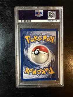 1999 POKEMON BASE SET UNLIMITED #7 HITMONCHAN-HOLO PSA 6 - Image 2