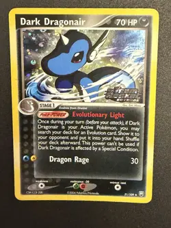 Pokemon Dark Dragonair 31/109 Team Rocket Returns Reverse Holo Uncommon 70 HP - Image 1