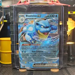 Blastoise ex Stellar Crown Ultra Rare Pokemon TCG 030/142 Scarlet & Violet SV07 - Image 1