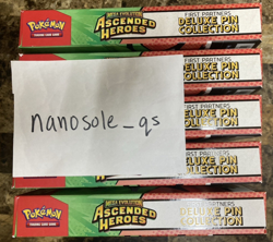 Pokemon Ascended Heroes First Partners Deluxe Pin Collection TCG Sealed Lot of 5 - Image 4