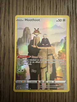 2022 Pokemon Astral Radiance Hoothoot TG12/TG30 Full Art - Image 1