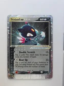 Pokemon TCG Sneasel ex EX Ruby & Sapphire 103/109 Holo Ultra Rare DMG - Image 1
